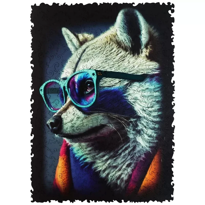 GlowUp - Art Bandit Wooden Jigsaw Puzzle