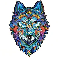 Majestic Wolf Wooden Puzzle