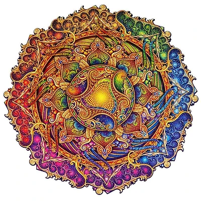Mandala - Inexhaustible Abundance Wooden Jigsaw Puzzle