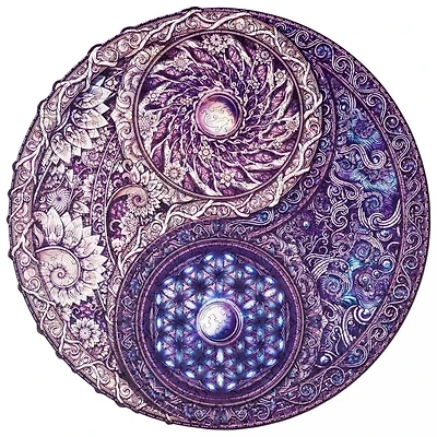 Mandala - Overaching Opposites Wooden Jigsaw Puzzle