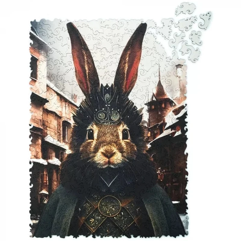 Pop-Art - Count Rabbit Wooden Puzzle - 250 Pieces