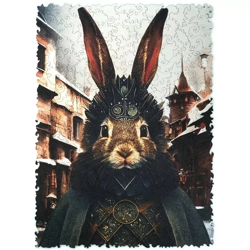Pop-Art - Count Rabbit Wooden Puzzle - 250 Pieces