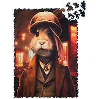 Pop-Art - Thomas Rabbit Wooden Puzzle - 250 Pieces