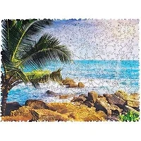 Tropical Beach Wooden Jigsaw Puzzle
