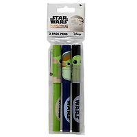 Mandalorian Grogu only 3 Pack Pens in Poly Bag
