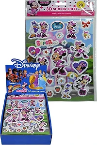 Minnie Bowtique Raised Sticker Sheet
