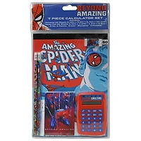 Spiderman 7 Piece Calculator Set in Bag