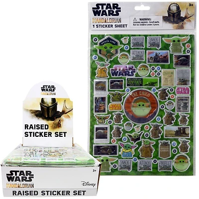 Star Wars "The Child" Raised Sticker Sheet