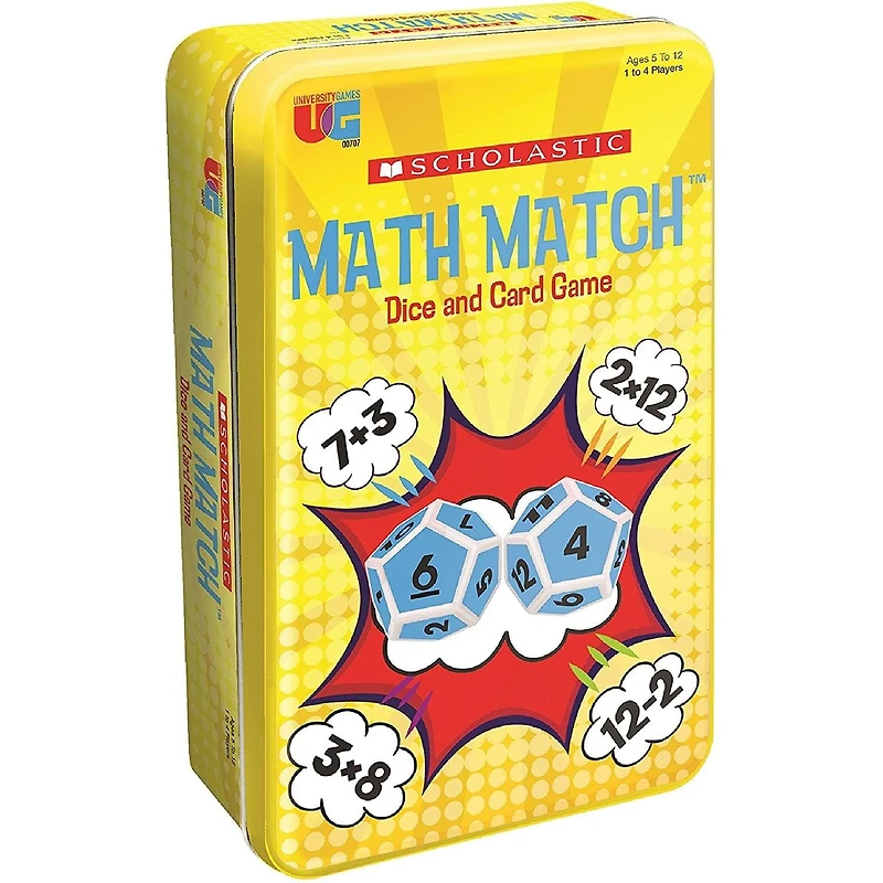 Scholastic Math Match Tin