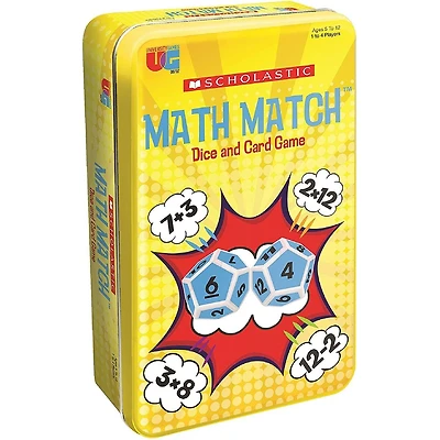 Scholastic Math Match Tin