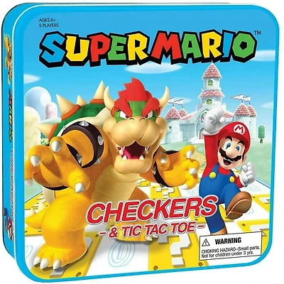 CHECKERS & TIC TAC TOE: Super Mario