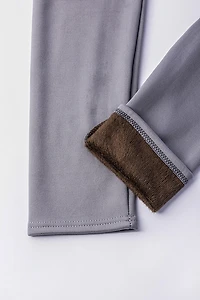 Stormy Gray - Cozy Lined Leggings