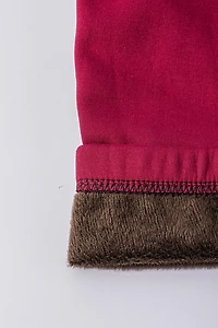 Red Velvet - Cozy Lined Leggings