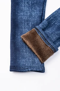 Denim teint - doublé confortable