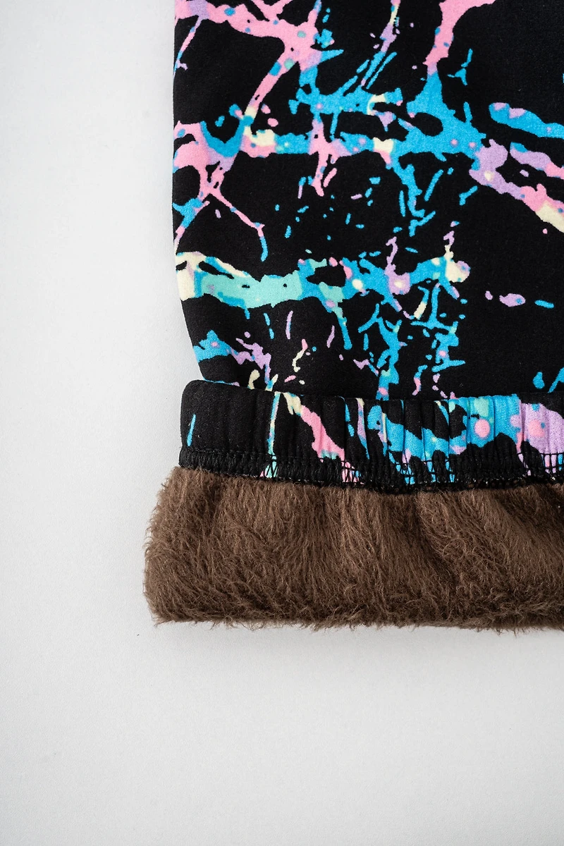 Neon Splatter - Cozy Lined Leggings