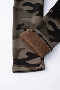 Light Camouflage - Cozy Lined Leggings