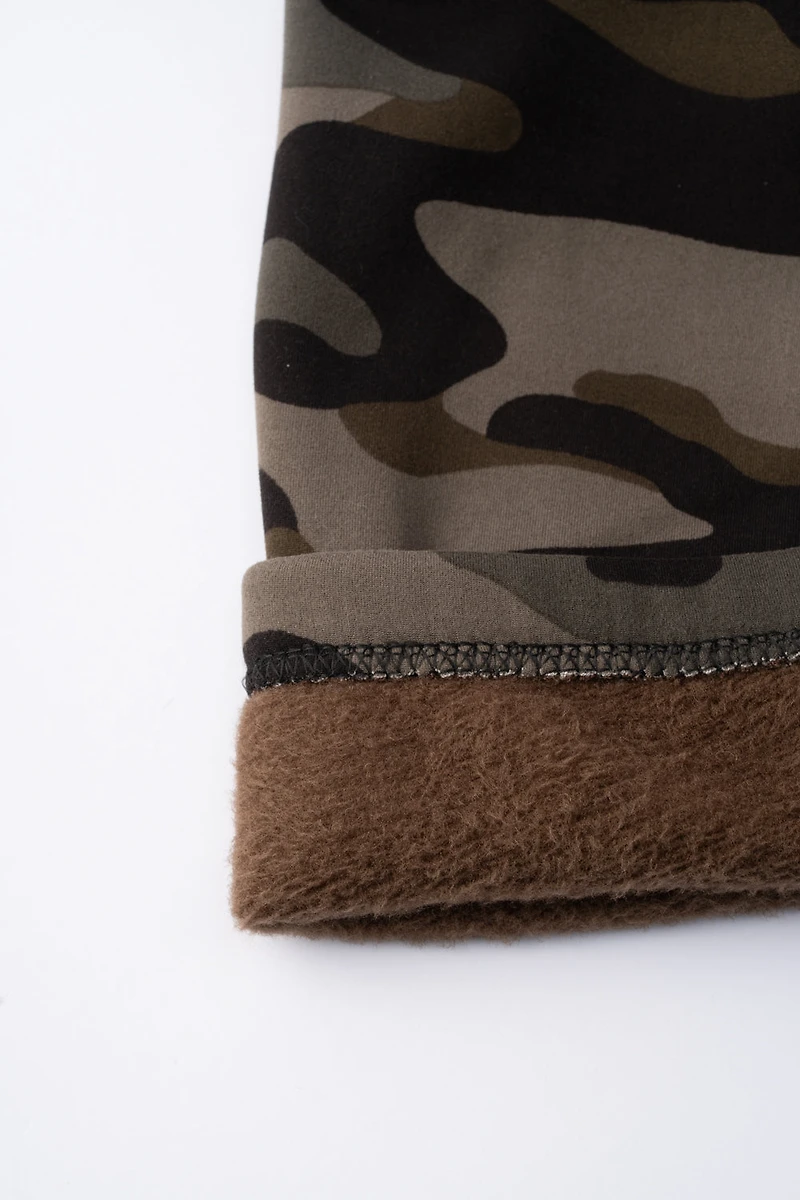 Light Camouflage - Cozy Lined Leggings