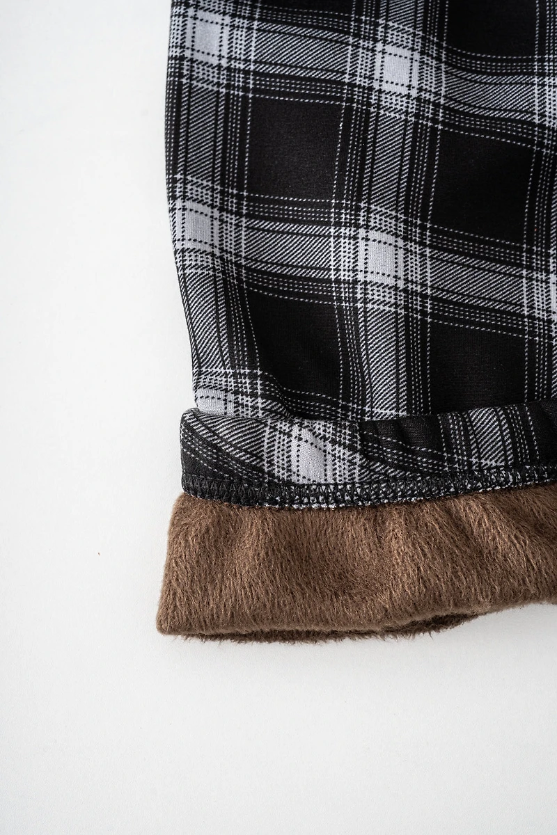 Fancy B&W - Cozy Lined Leggings