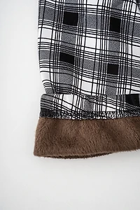 Plaid Fantasy - Cozy Lined Leggings