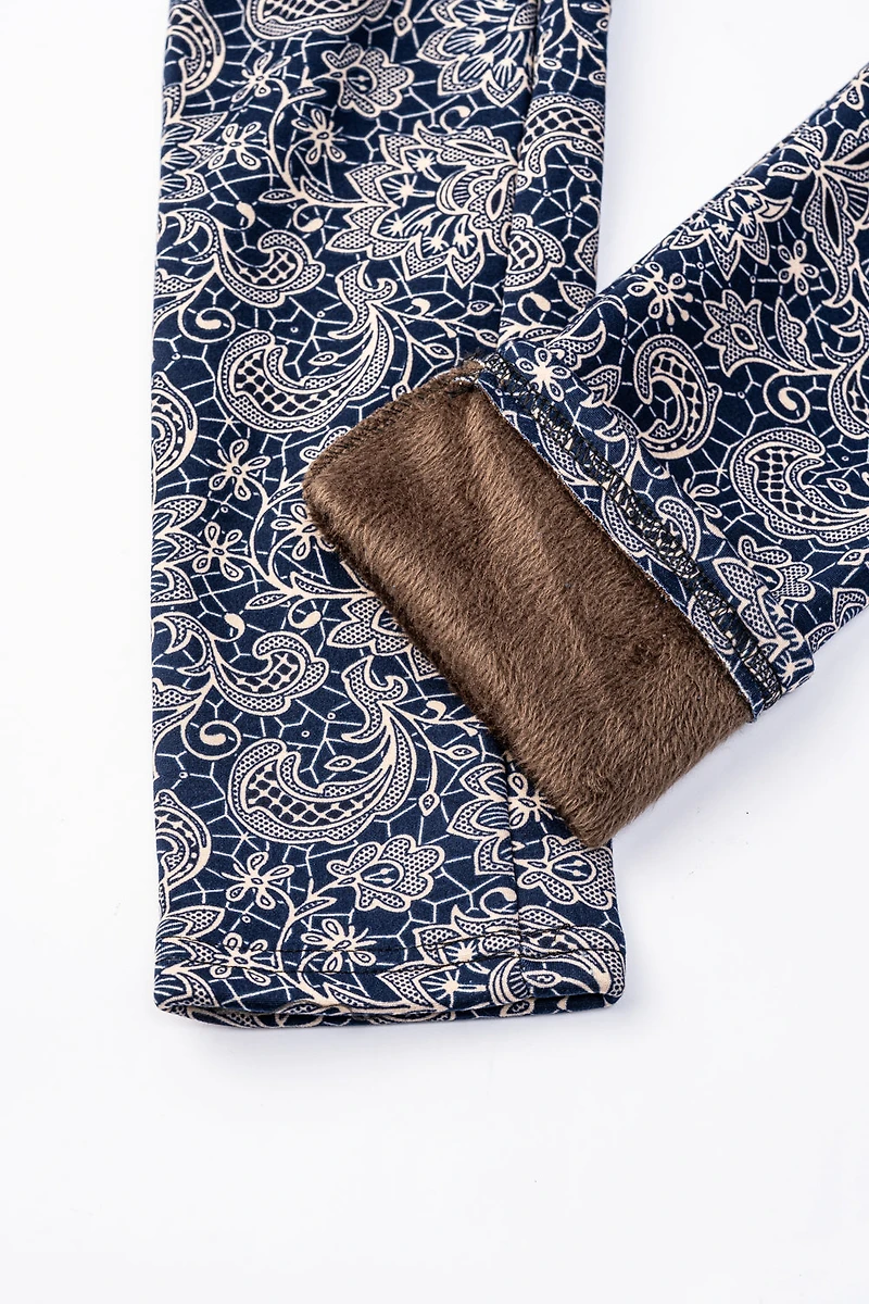 Fleurs brillantes - doublées confortables