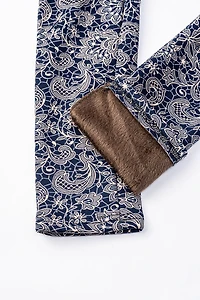 Fleurs brillantes - doublées confortables