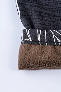 Leaves Gray - Cozy Lined Leggings