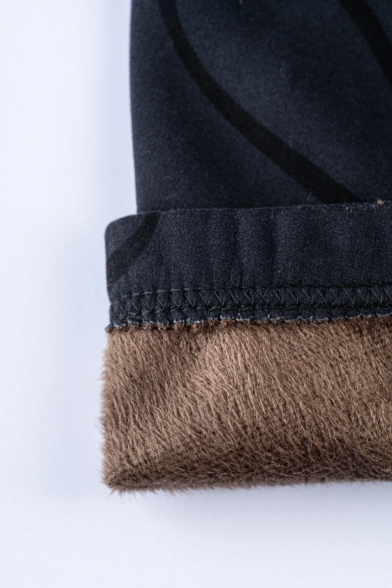 Lovely Charcoal - Leggings doublés confortables