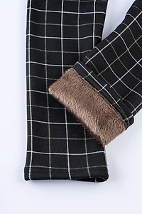 Checkered - Cozy Lined Leggings