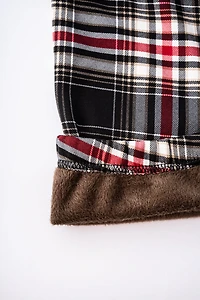 Black Plaid - Cozy Lined