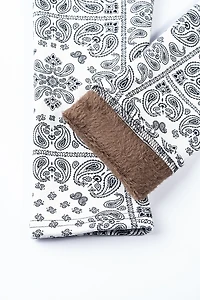 Paisley blanc - Leggings doublés confortables