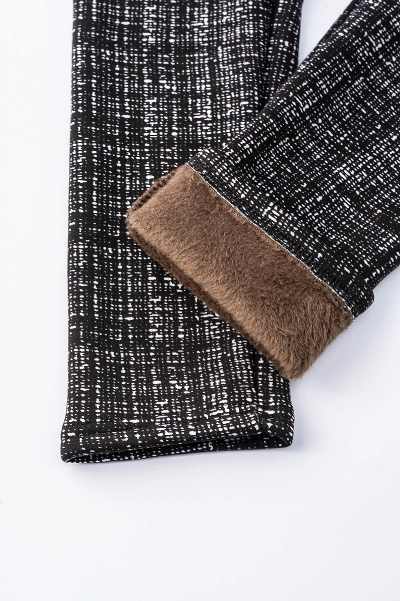 B&W Dream - Cozy Lined Leggings