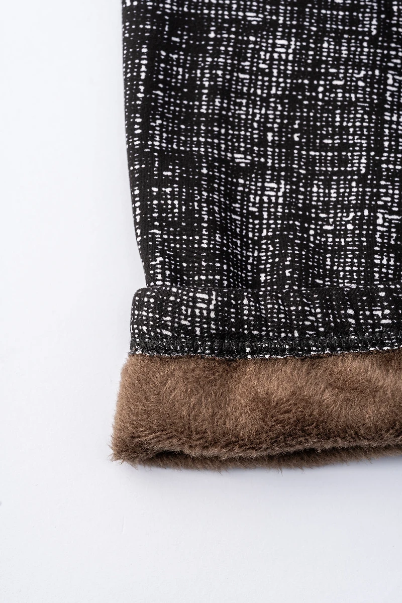 B&W Dream - Cozy Lined Leggings