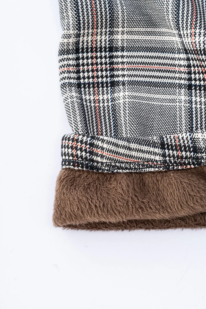 Glen Squares - Leggings doublés confortables