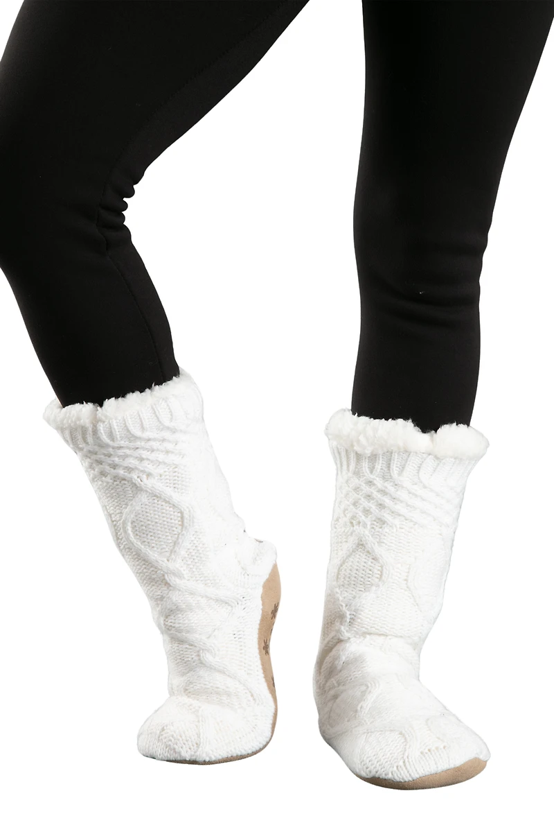 Pink - Cozy Slipper Socks