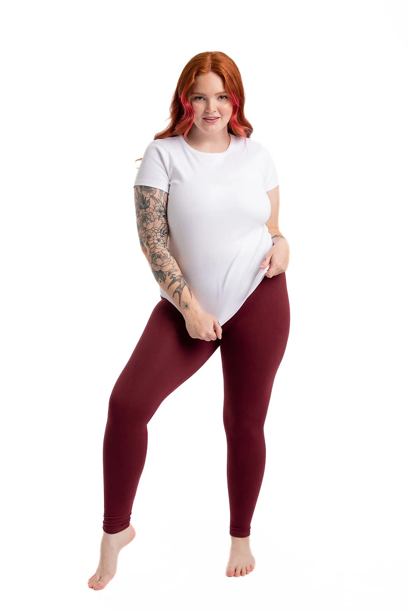 Maroon - All Season Leggings