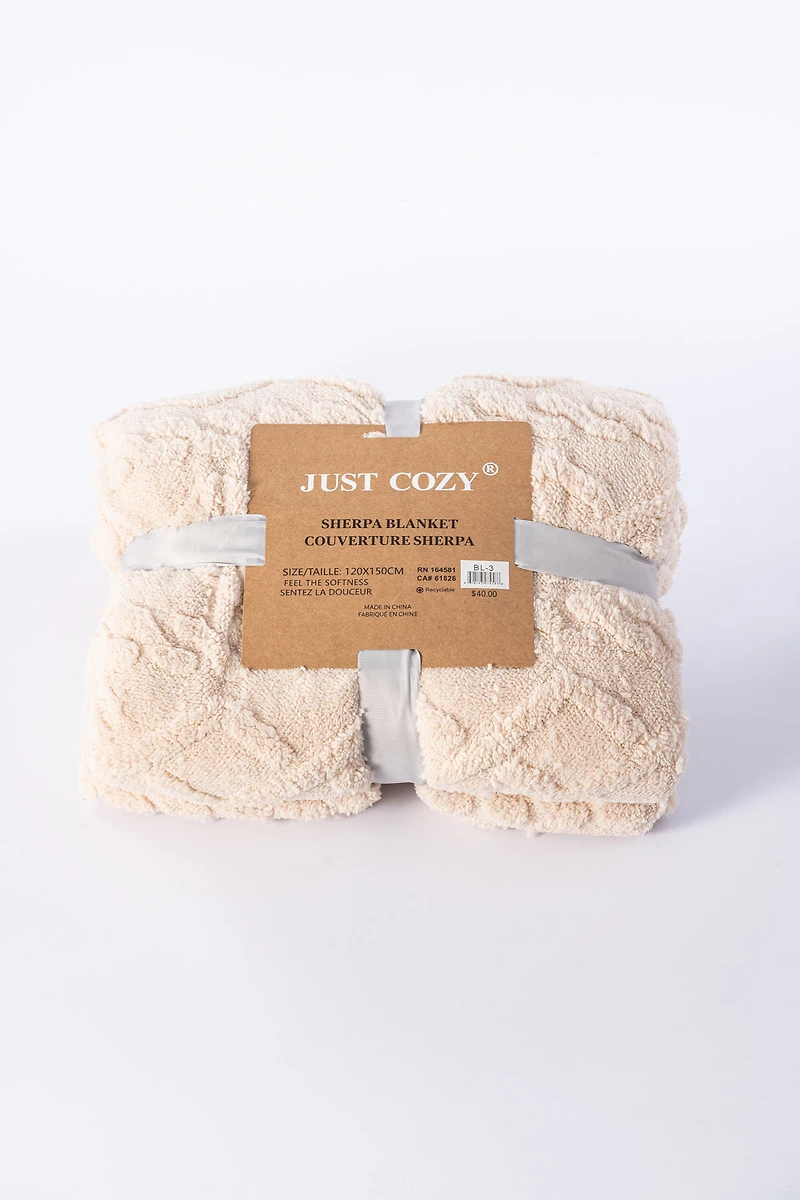 Beige - Sherpa Blanket