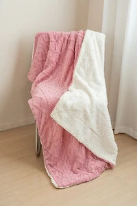 Baby Pink - Sherpa Blanket