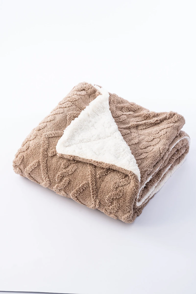 Walnut - Sherpa Blanket