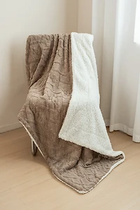 Walnut - Sherpa Blanket