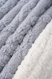 Silver - Sherpa Blanket