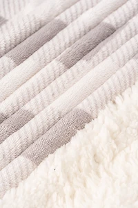 Walnut Plaid - Sherpa Blanket