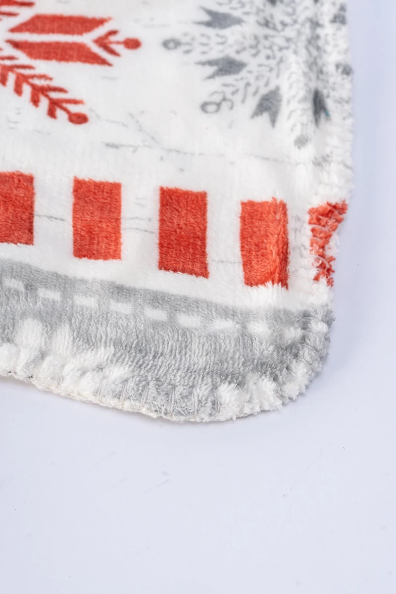 Forêt enneigée - Couverture Sherpa