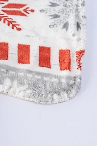 Forêt enneigée - Couverture Sherpa