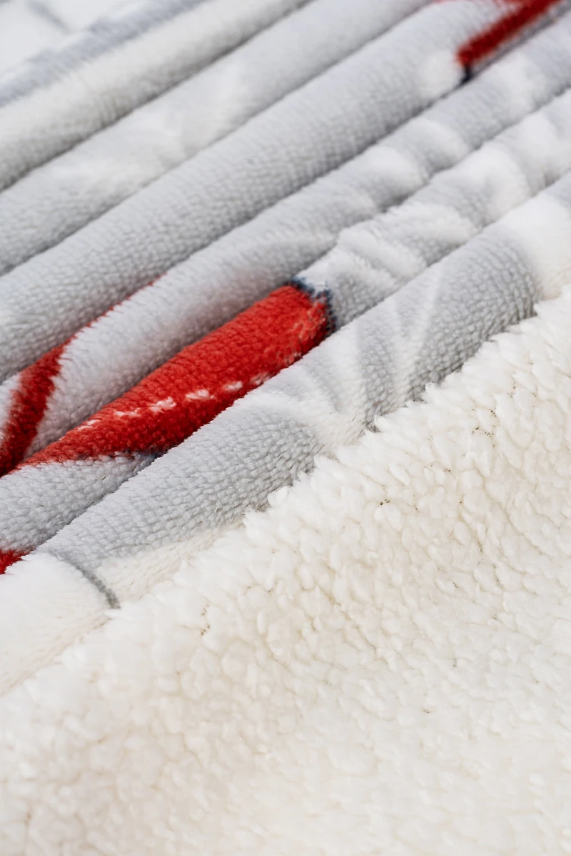 Forêt enneigée - Couverture Sherpa