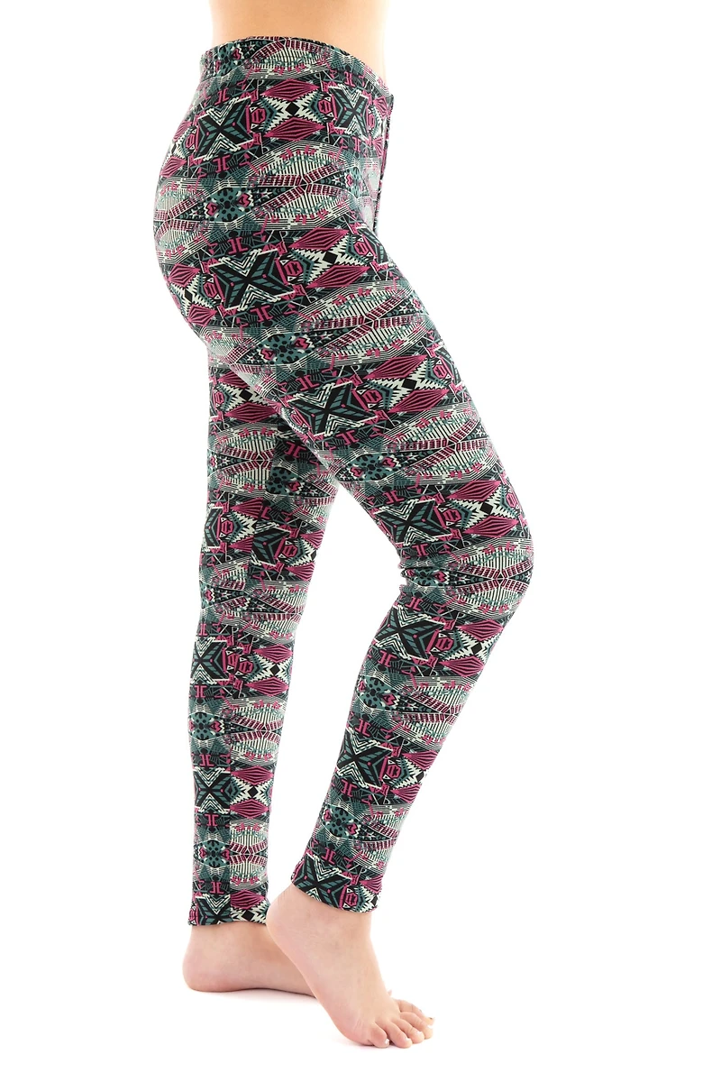 Green Connections - Cozy Lined Leggings