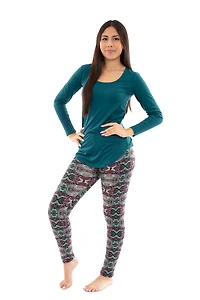 Green Connections - Cozy Lined Leggings