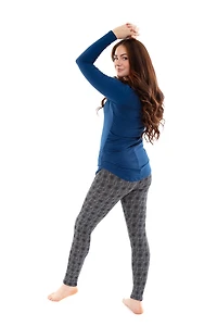 Abstract Lines - Cozy Lined Leggings