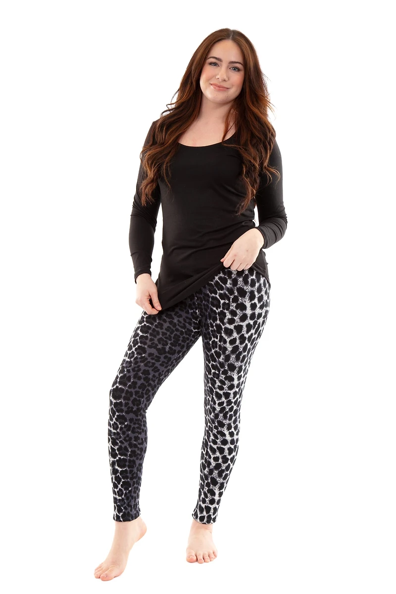 Black Panter - Cozy Lined Leggings