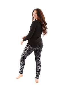 Black Panter - Cozy Lined Leggings