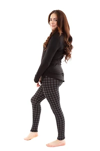 B&W Glen - Cozy Lined Leggings